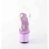 Pleaser - ADORE708 Sandale à bride à la cheville - Transparent/Violet Product image